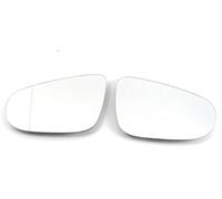 ZAPYVET Verre de rétroviseur Durable chauffé d'aile latérale gauche droite voiture, for VW, for Golf, 6 MK6 5K 2009-2012, for Touran, 2011-2015 Verre de rétroviseur(BLACK Left Right)