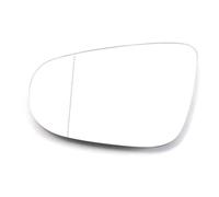 ZAPYVET Verre de rétroviseur Durable chauffé d'aile latérale gauche droite voiture, for VW, for Golf, 6 MK6 5K 2009-2012, for Touran, 2011-2015 Verre de rétroviseur(BLACK Left)
