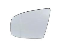ZAPYVET Verre de rétroviseur, for BMW, X5 E70 X6 E71 E72, réglage chauffant du gauche droit avec faisceau câbles 51167174981 51167174982 porte Verre de rétroviseur(BLACK Left)