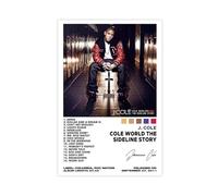 ZAQMKOL J. Cole World The Sideline Story Album Poster sur toile Décoration murale pour salon, chambre à coucher 60 x 90 cm