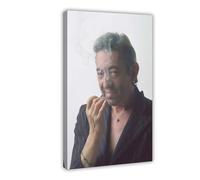 ZAQMKOL Poster de Serge Gainsbourg (17) sur toile - Décoration pour chambre à coucher, bureau, chambre - Cadeau - 60 x 90 cm