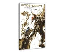 ZAQMKOL Poster du film Dieux d'Égypte (13) sur toile pour décoration de chambre à coucher, bureau, chambre, cadeau (60 x 90 cm)