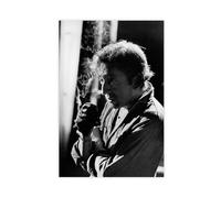 ZAQMKOL Poster Serge Gainsbourg (10) sur toile - Décoration pour chambre à coucher, bureau, chambre - Cadeau - 60 x 90 cm