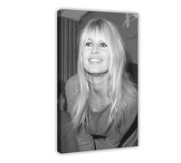 ZAQMKOL Poster sur toile Brigitte Bardot (24) - Décoration murale pour salon, chambre à coucher - 40 x 60 cm