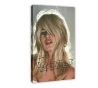 ZAQMKOL Poster sur toile Brigitte Bardot (25) - Décoration murale pour salon, chambre à coucher - 40 x 60 cm