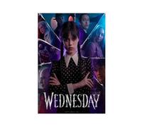 ZAQMKOL Poster sur toile Mercredi Comédie d'horreur (6) - Décoration pour chambre à coucher, bureau, chambre, cadeau - 30 x 45 cm