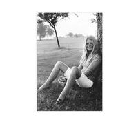 ZAQMKOL Poster sur toile modèle Brigitte Bardot (19) - Décoration pour chambre à coucher, bureau, chambre - Cadeau - 30 x 45 cm