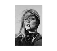ZAQMKOL Poster sur toile modèle Brigitte Bardot (2) - Décoration pour chambre à coucher, bureau, chambre - Cadeau - 50 x 75 cm
