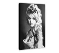 ZAQMKOL Poster sur toile modèle Brigitte Bardot (21) - Décoration pour chambre à coucher, bureau, chambre - Cadeau - 30 x 45 cm