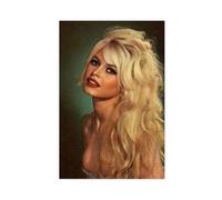 ZAQMKOL Poster sur toile modèle Brigitte Bardot (26) - Décoration pour chambre à coucher, bureau, chambre - Cadeau - 50 x 75 cm