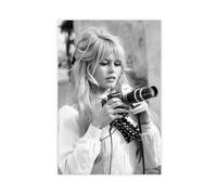 ZAQMKOL Poster sur toile modèle Brigitte Bardot (7) - Décoration pour chambre à coucher, bureau, chambre - Cadeau - 50 x 75 cm