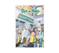 ZAQMKOL Poster sur toile Rick et Morty Comédie (14) - Décoration murale pour salon, chambre à coucher - 60 x 90 cm