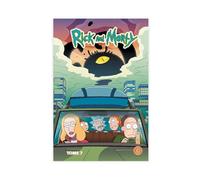 ZAQMKOL Poster sur toile Rick et Morty Comédie (15) - Décoration murale pour salon, chambre à coucher - 40 x 60 cm