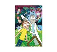 ZAQMKOL Poster sur toile Rick et Morty Comédie (16) - Décoration murale pour salon, chambre à coucher - 30 x 45 cm