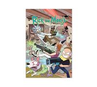 ZAQMKOL Poster sur toile Rick et Morty Comédie (18) - Décoration murale pour salon, chambre à coucher - 50 x 75 cm