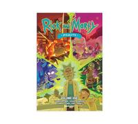 ZAQMKOL Poster sur toile Rick et Morty Comédie (25) - Décoration murale pour salon, chambre à coucher - 50 x 75 cm