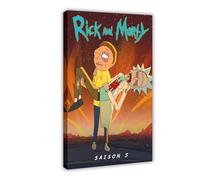 ZAQMKOL Poster sur toile Rick et Morty Comédie (31) - Décoration murale pour salon, chambre à coucher - 60 x 90 cm