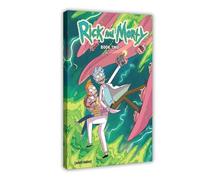 ZAQMKOL Poster sur toile Rick et Morty Comédie (4) - Décoration murale pour salon, chambre à coucher - 50 x 75 cm