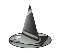 ZAQXSWCDEV The Books On The Table Chapeau d'Halloween - Accessoire de costume effrayant avec motif imprimé complet - Chapeau de sorcière léger et pliable pour Halloween, carnaval, bal masqué et jeux