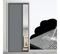 ZAQYCM Porte Pliante accordéon Portes Accordéon Étanches Internes Grises, Séparateur De Chambre/Cuisine/Salle De Bain Porte Pliante Coulissante Personnalisable pour Placard(High 210cm,Wide 60cm)