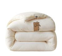 ZARBAILRE Double Plume d'oie Édredon, Couette Épaisse avec Onglets d'angle, Couette Réversible, Couette Chaude, Gonflant Édredon, Convient À Toutes Les Saisons (B 100x150cm/1kg)