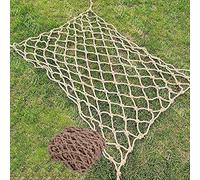 ZARBAILRE Filet De Protection Corde 3×4m, Filet d'escalade en Plein Air Escalier, Corde épaisse 8mm, Maille 12cm Filet De Corde De Protection pour Balcons, Terrasses, Portes Et Fenêtres