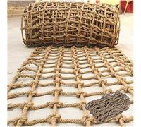 ZARBAILRE Filet De Protection De Rampe 0.5×10m, Balcon Net D'Escalier Anti-Chute, Corde Épaisse 6mm, Maille 8cm Filet De Sécurité Balcon pour Balcons, Terrasses, Portes et Fenêtres