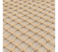 ZARBAILRE Filet De Séparation Décoratif 1×10m, Filet De Protection Chat Fenetre, Filet De Sécurité Anti-Chute pour Grille De Rail, Aire De Jeu 3 mm D'épaisseur, Maille De 15 cm