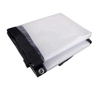 ZARBAILRE Transparente Bâche, Coupe-Vent Baches avec Oeillet, Résistante Aux Intempéries Bâches pour Mobilier De Jardin, Bois, Piscine et Voiture