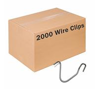 ZAREBA TPWC100 Lot de 2 000 clips pour fils en T