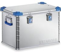 ZARGES - Caisse Aluminium Eurobox - Boîte Stockage & Transport Universelle - 600x400x410 mm - Aluminium Naturel - Poignées De Transport - Étanche & Durable - Idéal Palettes 1200x800