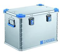 ZARGES Caisse universelle en aluminium - capacité 73 l - dim. ext. L x l x h 600 x 400 x 410 mm - Boîte métallique à coins renforcés