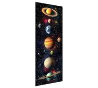 Zariocy 5D Grande Taille Diamond Painting Kits Planètes Univers, DIY Diamond painting Adulte Art Paysage Cristal Peintures Diamant Arts Artisanat pour Home Office Décoration Murale 30x80 cm