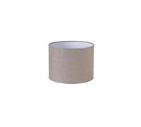 Zarivy Abat-jour cylindrique E27 gris lin 25 x 25 x 20 cm pour décoration de lampes et amélioration de l'éclairage ambiant.