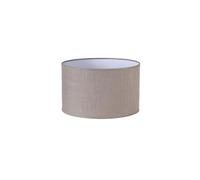 Zarivy Abat-jour cylindrique E27 gris lin 30 x 30 x 20 cm, idéal pour les lampes de table et créer des ambiances chaleureuses.