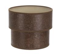 Zarivy Abat-jour de bureau double, dimensions 18 x 16 x 16 cm, couleur rouille, idéal pour un éclairage décoratif et des ambiances chaleureuses.