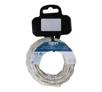 Zarivy Câble textile tressé 2 x 0,75 mm C-15 beige soie 5 m