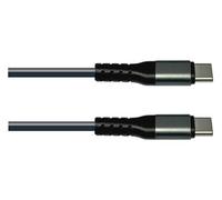 Zarivy Câble type C vers type C 2 m 60 W, idéal pour charger des appareils et transférer des données à haute vitesse.