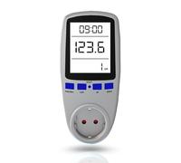 Zarivy Compteur de consommation d'énergie, moniteur d'électricité rechargeable avec écran LCD rétroéclairé, protégeant contre les surcharges et aidant à réduire le coût de l'électricité.