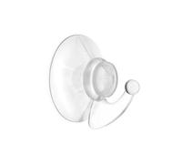 Zarivy Crochet à Ventouse Transparent Ø 33 mm, idéal pour accrocher des Objets sur des Surfaces Lisses sans dommage, résistant et Facile à appliquer.
