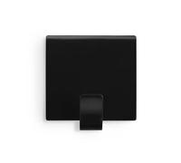 Zarivy Crochet adhésif carré, Couleur Noire, idéal pour Organiser des espaces et accrocher des Objets légers de manière Facile et sans endommager Les Surfaces.