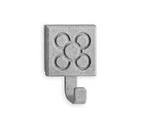 Zarivy Crochet adhésif pour carrelage, Design rayé Gris, idéal pour Organiser des espaces et accrocher des Objets sans endommager Les Surfaces.