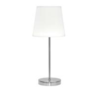 Zarivy Dessus de table 1 x E14 nickel/blanc 46 x 20 x 20 cm, idéal pour la décoration et l'organisation d'espaces dans la maison ou le bureau.