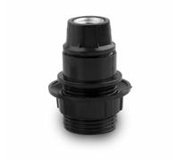 Zarivy Douille E-14 noire 2 A, connexion simple, adaptée aux ampoules LED et halogènes, idéale pour les lampes de table et lampadaires.