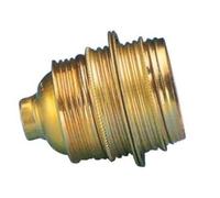 Zarivy Douille E27 en laiton, filetée, adaptée aux ampoules E27, idéale pour l'éclairage à la maison et au bureau.