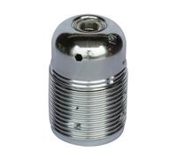 Zarivy Douille filetée E27, finition nickel, pour ampoules standard, idéale pour l'éclairage intérieur et extérieur.