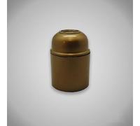 Zarivy Douille renforcée E-27 dorée, haute résistance, finition élégante, idéale pour la décoration intérieure et les lampes de table.