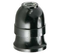Zarivy Douille renforcée E27 noire, design durable, idéal pour les ampoules E27, parfait pour les installations intérieures et extérieures.