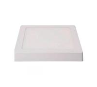 Zarivy Downlight LED surface carrée 20 W 1500 lm 4000 K lumière du jour 22 x 22 x 3,5 cm - Éclairage efficace pour espaces intérieurs et extérieurs.