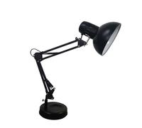 Zarivy Flexible articulé Noir Mat E27 57 x 39 x 15 cm - Idéal pour éclairage de Bureaux et espaces de Travail, réglable à différentes Positions.